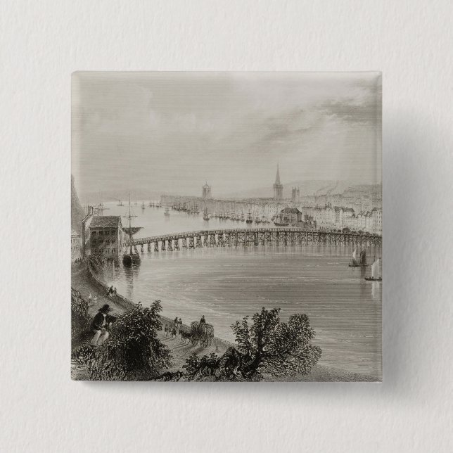 Waterford, Ireland, from 'Scenery and 2 Inch Square Button (Front)