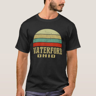 WATERFORD OHIO Vintage Retro Sunset T-Shirt