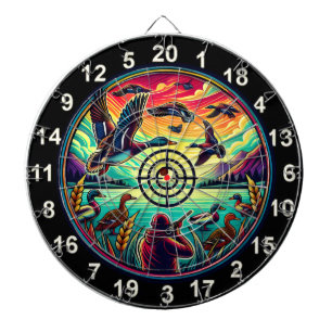 Waterfowl Flight Target Design Dartboard
