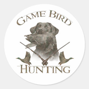  Waterfowl  , Game Bird Hunting T-Shirt Trucker Ha Classic Round Sticker