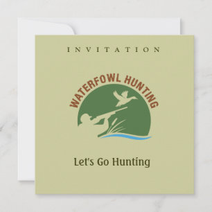 Waterfowl Hunting Invitation