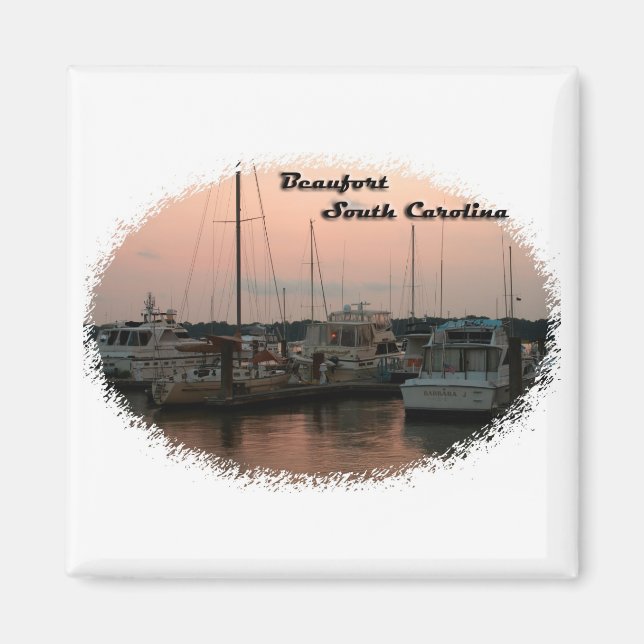 Waterfront, Beaufort, SC Magnet (Front)