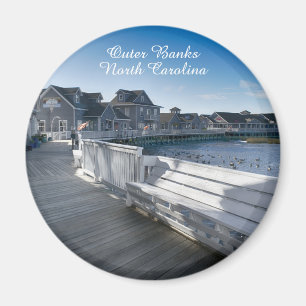 Waterfront Boardwalk Magnet - Outer Banks, NC