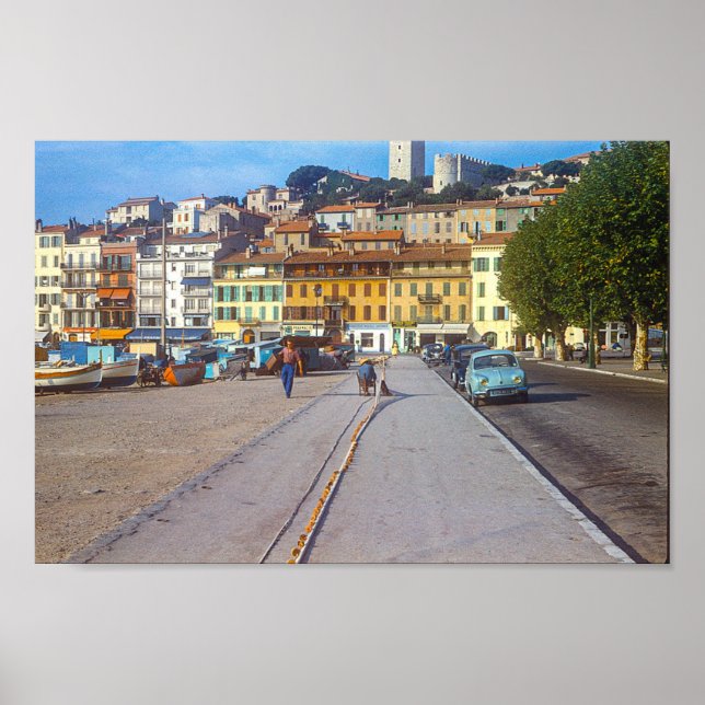 Waterfront in Cannes France 1959 Poster (Front)