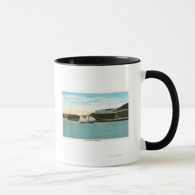 Waterfront View of Fort Knox Mug (Right)