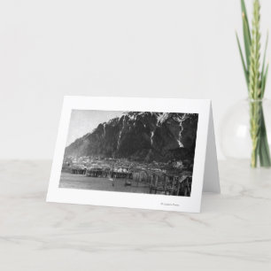 Waterfront View of Juneau, Alaska Photograph Card