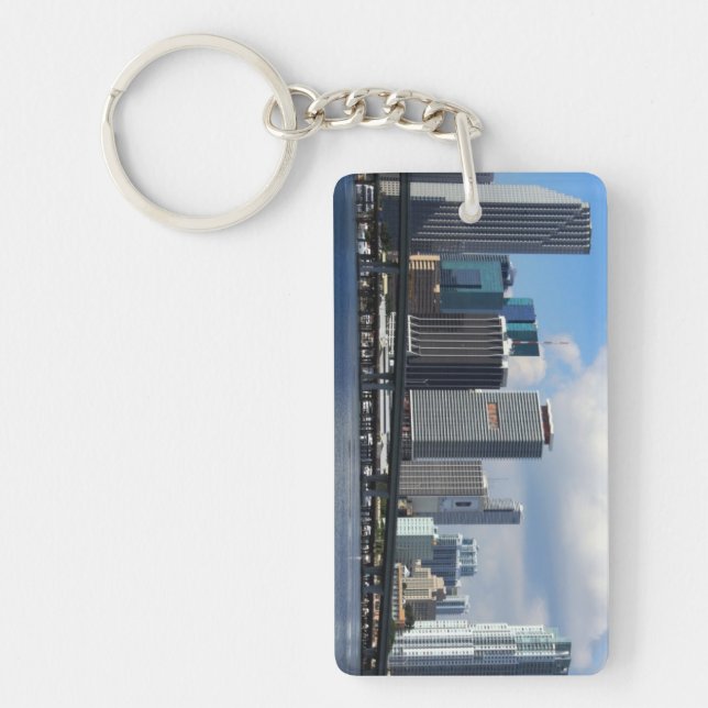 Waterfront view of Miami Keychain (Front)