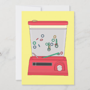 Waterful Ring Toss House Flag Holiday Card