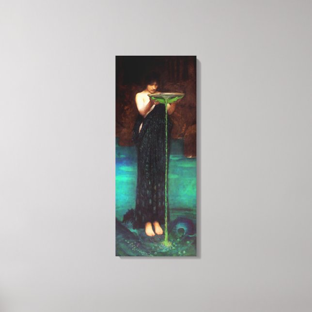 Waterhouse Circe Invidiosa Canvas Poster Print (Front)