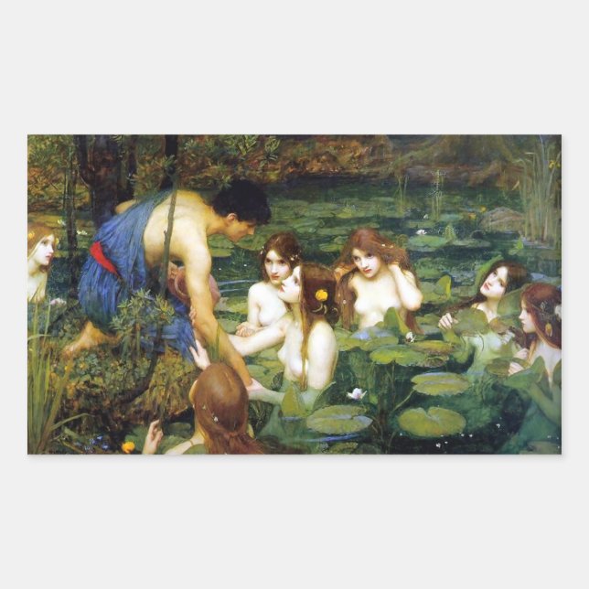 Waterhouse Hylas and the Nymphs Stickers (Front)