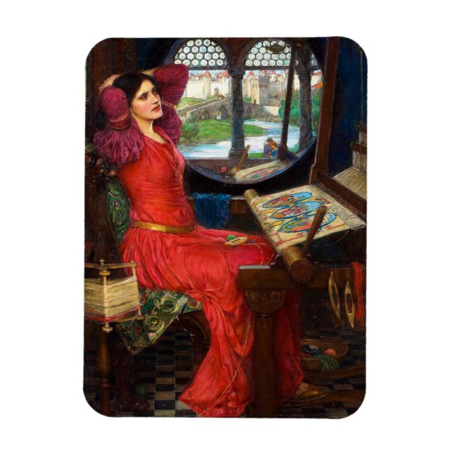 Waterhouse I Am Half-Sick of Shadows Magnet (Vertical)