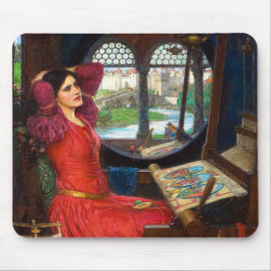 Waterhouse I Am Half-Sick of Shadows Mouse Pad