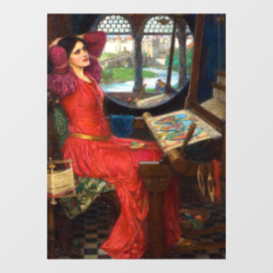 Waterhouse I Am Half-Sick of Shadows Window Cling