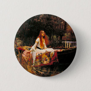 Waterhouse Lady of Shalott 2 Inch Round Button