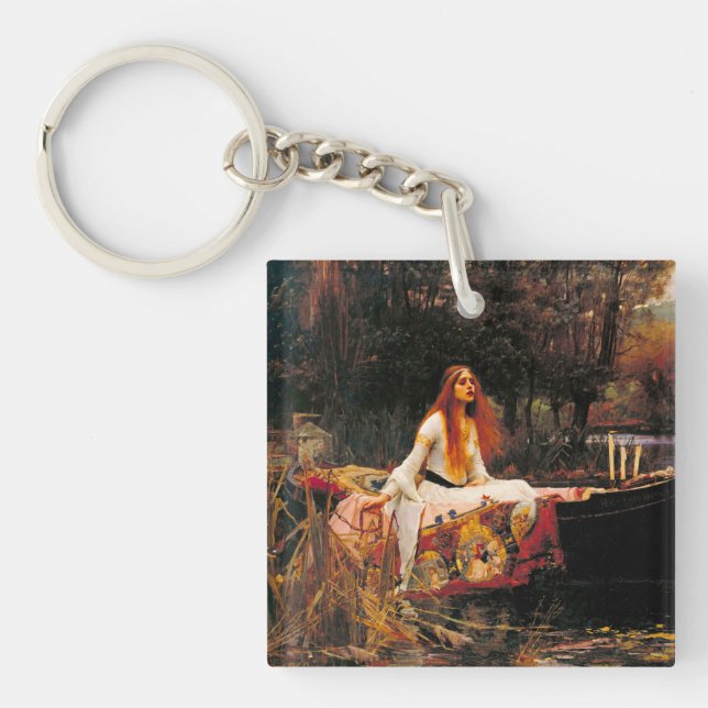 Waterhouse Lady of Shalott Keychain (Front)