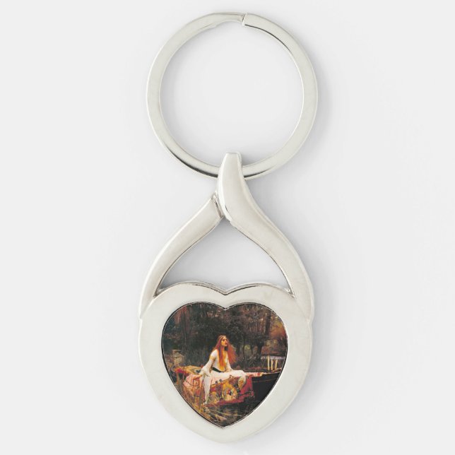 Waterhouse Lady of Shalott Keychain (Front)
