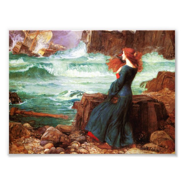 Waterhouse Miranda The Tempest Print (Front)