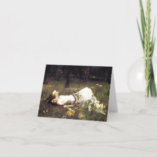 Waterhouse Ophelia Note Card