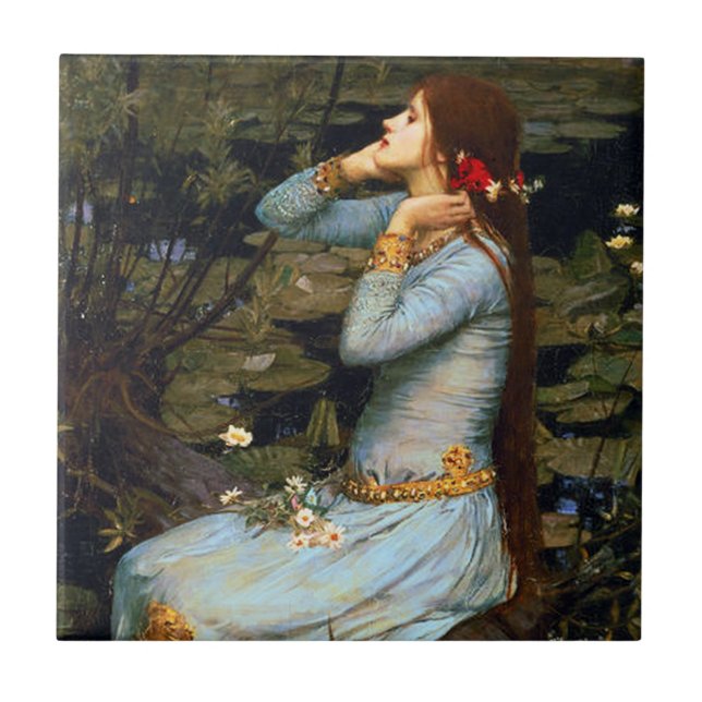 Waterhouse Ophelia Tile (Front)