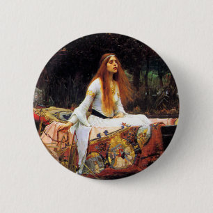Waterhouse The Lady of Shalott Button