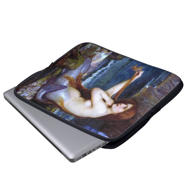 Waterhouse: The Mermaid Laptop Sleeve (Front Bottom)