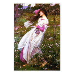 Waterhouse Windflowers Print