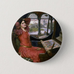Waterhouse's Lady of Shalott 2 Inch Round Button