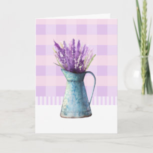 Watering Can of Lavender Card
