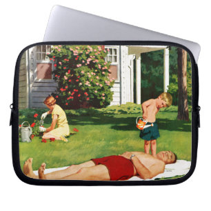 Watering Father Laptop Sleeve