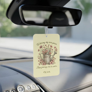 Watering My Own Peace Vintage Floral Botanical Air Freshener