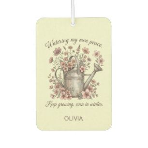 Watering My Own Peace Vintage Floral Botanical Air Freshener