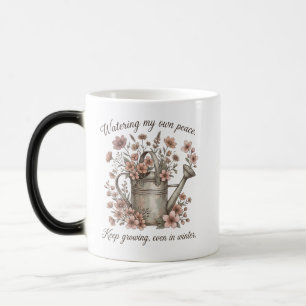 Watering My Own Peace Vintage Floral Botanical Magic Mug