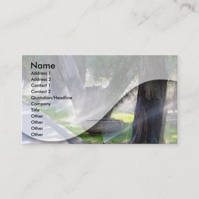 WateringRoad Business Card (Front)