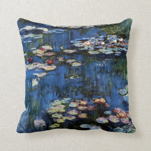 Waterlilies; 1914 throw pillow