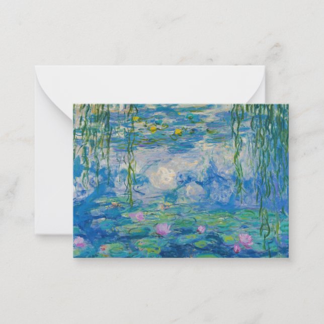 Waterlilies, 1916-1919 by Claude Monet Card (Front)