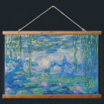 Waterlilies, 1916-1919 by Claude Monet Hanging Tapestry<br><div class="desc">Claude Monet - Waterlilies, 1916-1919. Oscar-Claude Monet (1840-1926) was a French painter and founder of impressionist painting who is seen as a key precursor to modernism, especially in his attempts to paint nature as he perceived it.</div>