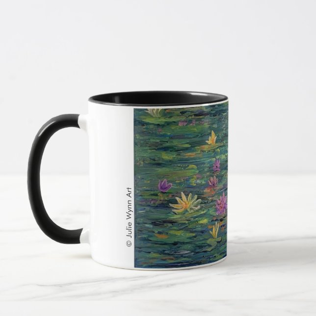 Waterlilies #4 mug (Left)