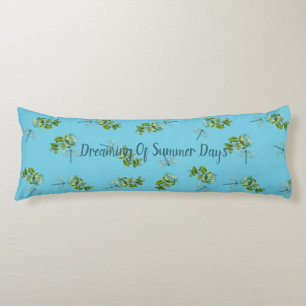 Waterlilies and Dragonflies Body Pillow