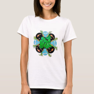 Waterlilies and Rushes T-Shirt