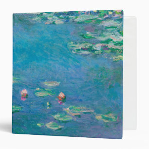 Waterlilies by Claude Monet Fine Art Painting Binder