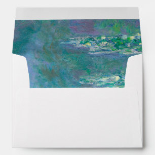 Waterlilies by Claude Monet Fine Art Painting Envelope
