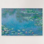 Waterlilies by Claude Monet Fine Art Painting Jigsaw Puzzle<br><div class="desc">Beautiful masterpiece by Claude Monet - Water Lilies from his garden at Giverny,  France. One of the most famous fine art paintings in art history and a beautiful example of impressionism. This is truly a wonderful artwork and a great gift for art lover.</div>