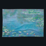 Waterlilies by Claude Monet Fine Art Painting Kitchen Towel<br><div class="desc">Beautiful masterpiece by Claude Monet - Water Lilies from his garden at Giverny,  France. One of the most famous fine art paintings in art history and a beautiful example of impressionism. This is truly a wonderful artwork and a great gift for art lover.</div>