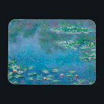Waterlilies by Claude Monet Fine Art Painting Magnet<br><div class="desc">Beautiful masterpiece by Claude Monet - Water Lilies from his garden at Giverny, France. One of the most famous fine art paintings in art history and a beautiful example of impressionism. This is truly a wonderful artwork and a great gift for art lover.</div>