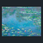 Waterlilies by Claude Monet Fine Art Painting Photo Print<br><div class="desc">Beautiful masterpiece by Claude Monet - Water Lilies from his garden at Giverny,  France. One of the most famous fine art paintings in art history and a beautiful example of impressionism. This is truly a wonderful artwork and a great gift for art lover.</div>