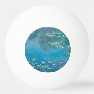 Waterlilies by Claude Monet Fine Art Painting Ping Pong Ball