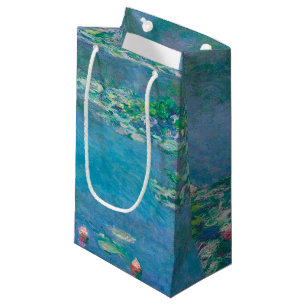 Waterlilies by Claude Monet Fine Art Painting Small Gift Bag