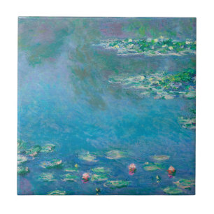 Waterlilies by Claude Monet Fine Art Painting Tile