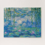 Waterlilies by Claude Monet Jigsaw Puzzle<br><div class="desc">Claude Monet - Waterlilies,  1916-1919. Oscar-Claude Monet (1840-1926) was a French painter and founder of impressionist painting who is seen as a key precursor to modernism,  especially in his attempts to paint nature as he perceived it.</div>