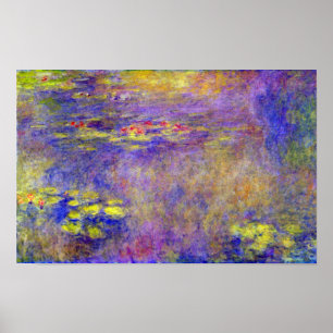 Waterlilies by Claude Monet Poster